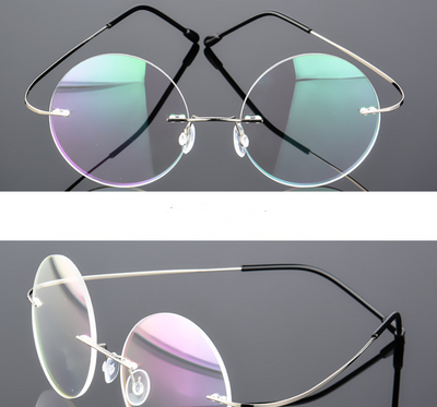 Gafas Retro Sin Marco de Titanio Super Elásticas - Image 6