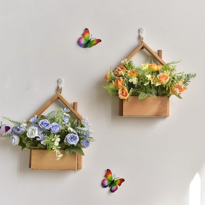 Decoración de Pared Canasta de Flores para el Hogar - Image 3