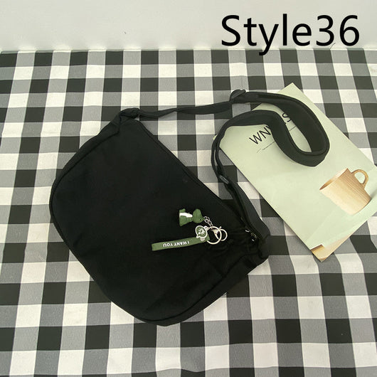 Bolsa Mensajero de Lona para Hombre - Bolso de Hombro Ligero y Versátil - Image 42