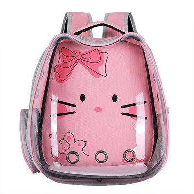 Mochila Transportadora Transparente para Gatos - Portátil y Segura - Image 10