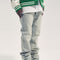 Jeans Slim Fit Flare Desgastados Trendy para Hombre