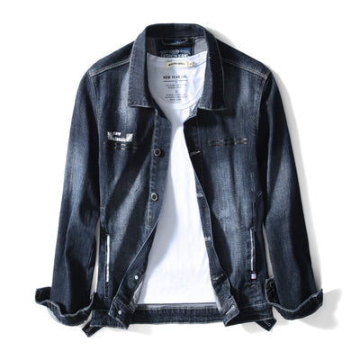 Chaleco Denim Estampado Casual