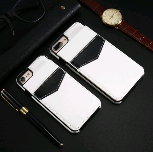 Funda iPhone X con Soporte y Cartera de Cuero Patrón Crazy Horse - Image 13
