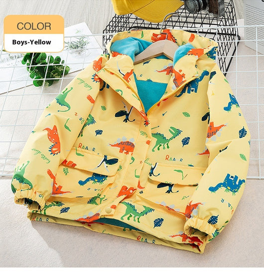 Abrigo Impermeable para Niños con Forro Polar y Diseño Camuflaje - Image 18