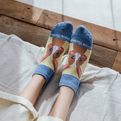 Calcetines Tubo de Algodón para Mujer - Estilo Europeo y Americano - Image 5