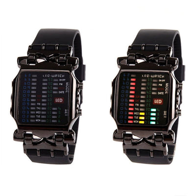 Reloj LED Digital Empresarial Estilo Moderno