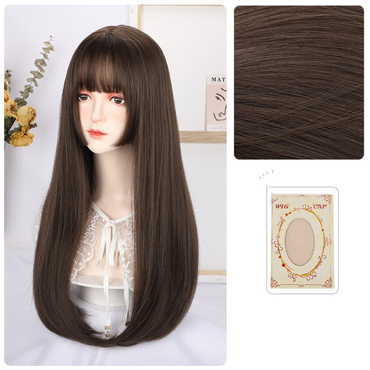 Peluca Larga Corte Princesa para Mujer - Cabello Sintético Premium - Image 3