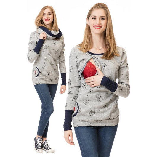 Sudadera con Capucha para Lactancia Materna - Manga Larga Mujer - Image 18
