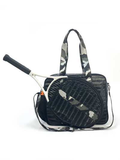 Bolsa Deportiva Tenis Crossbody a Rayas con Bandolera - Image 40