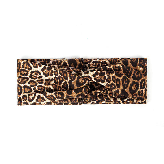 Diadema Estampado Leopardo con Cierre Cruzado y Ala Ancha - Image 15