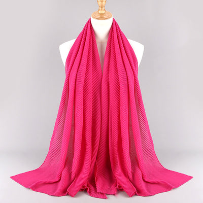 Pañuelo Plisado de Algodón Twill para Mujer - Versátil y Elegante - Image 8