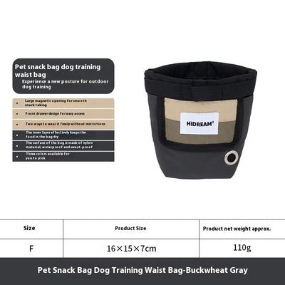 Bolsa Portátil para Snacks de Mascotas - Almacenamiento Outdoor - Image 5