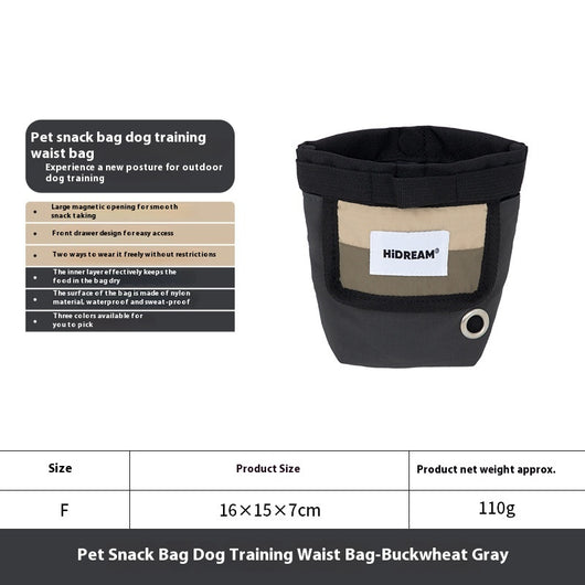 Bolsa Portátil para Snacks de Mascotas - Almacenamiento Outdoor - Image 5