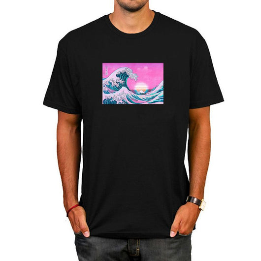 Playera The Great Wave Hip Hop para Hombre - Image 8