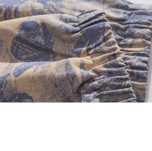 Chaqueta Retro Estampada Completa con Solapa - Corte Holgado Casual para Hombre - Image 4