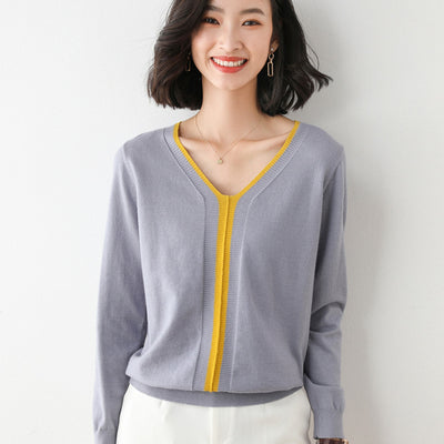 Blusa Térmica de Punto con Combinación de Colores - Image 12