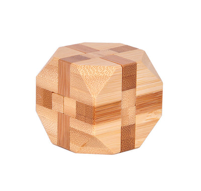 Puzzle de Bloqueo Kongming - Juguete Educativo de Bambú - Image 13