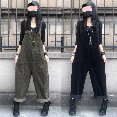 Pantalón Relajado Talla Grande con Efecto Adelgazante