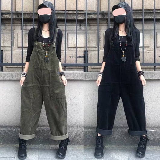 Pantalón Relajado Talla Grande con Efecto Adelgazante