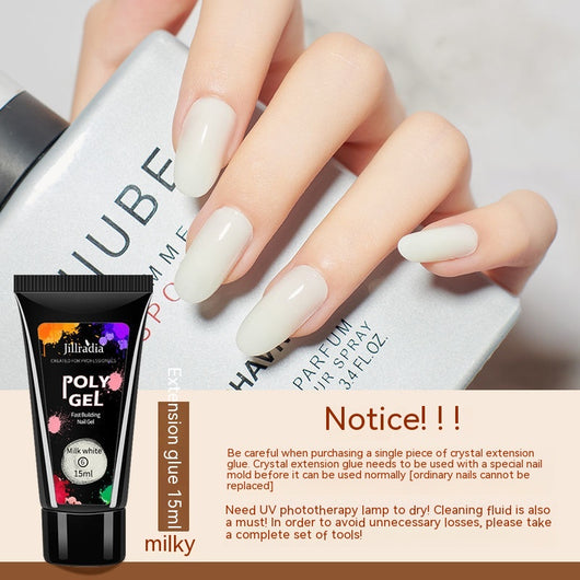 Extensiones de Uñas con Pegamento Cristal UV Beauty - Image 11
