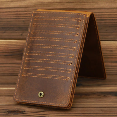 Cartera Hombre Cuero Genuino con Compartimento para Celular y Tarjetas - Image 15