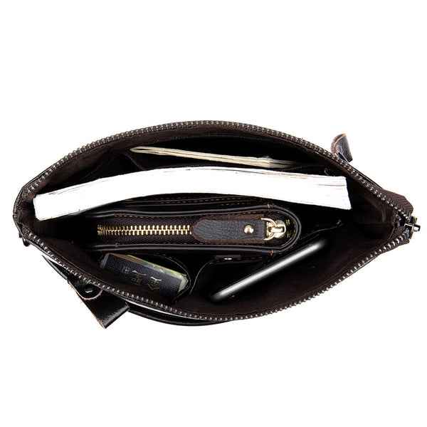 Bolsa Mensajera de Cuero para Hombre - Estilo Casual y Negocios