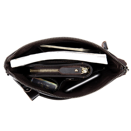 Bolsa Mensajera de Cuero para Hombre - Estilo Casual y Negocios - Image 2