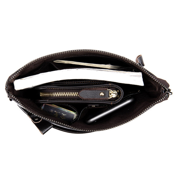 Bolsa Mensajera de Cuero para Hombre - Estilo Casual y Negocios