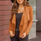 Cardigan Mujer Liso de Manga Larga Casual