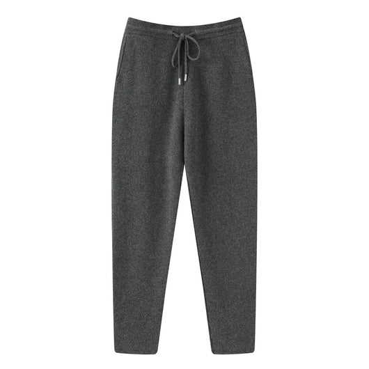 Pantalones Deportivos Casuales de Lana Gruesa Color Sólido para Hombre - Image 9