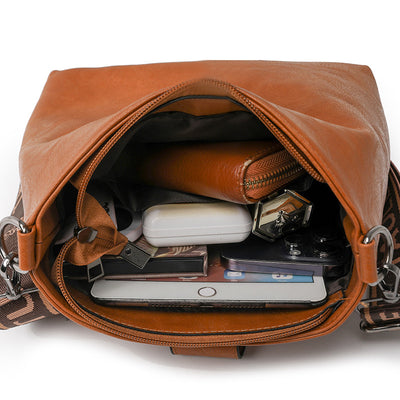 Bolso Retro de Cuero para Mujer - Bandolera Estilo Vintage - Image 5