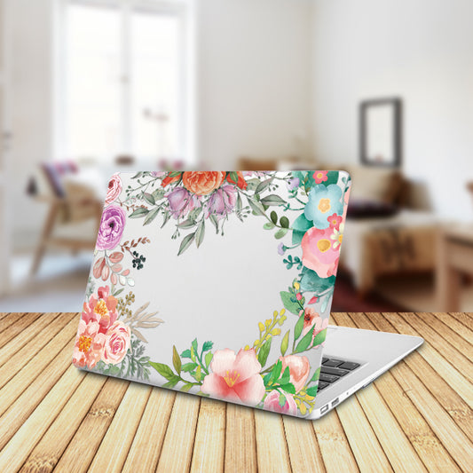 Funda Protectora para Laptop con Diseño Floral