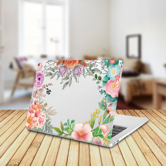 Funda Protectora para Laptop con Diseño Floral