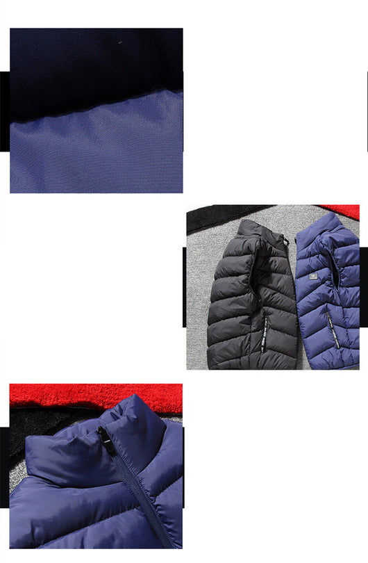 Chaleco Acolchado de Invierno para Hombre en Tallas Grandes - Image 11