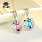 Collar de Plata de Ley 925 Colgante Corazón Coreano