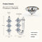 Moissanite Earrings For Women Temperament Wild Silver White