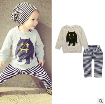 Conjunto de Camisetas Estampadas para Bebé - Manga Larga Primavera Otoño - Image 5