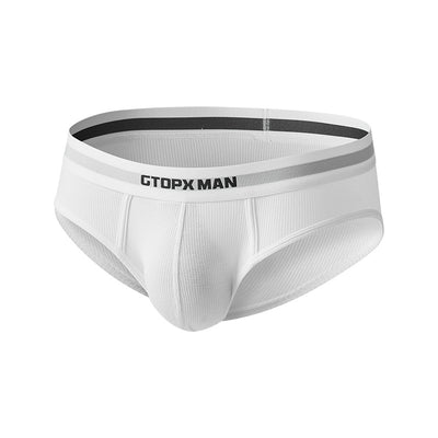 Calzoncillos Triangle de Hombre en Colores Sólidos con Costura de Hilo - Image 5