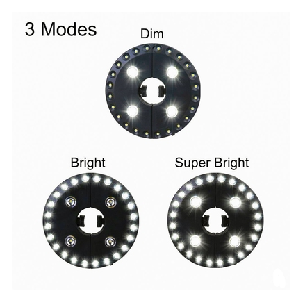 Paraguas LED con Lámpara Integrada para Jardín y Playa - Image 5