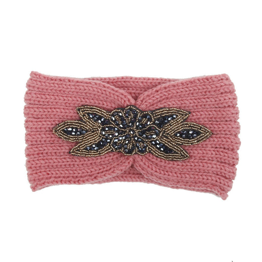 Banda para Cabello de Lana Tejida con Diamantes Hexagonales - Image 6
