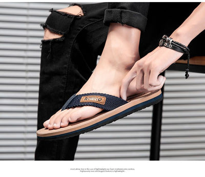 Sandalias de Playa para Hombre con Tiras de Tela Antideslizante - Image 18