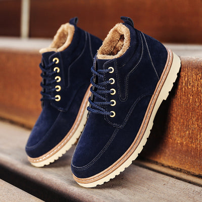 Botas Martin para Hombre con Forro de Terciopelo y Algodón Cálido - Image 3