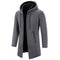 Cardigan Hoodie Casual de Hombre con Cierre de Cremallera