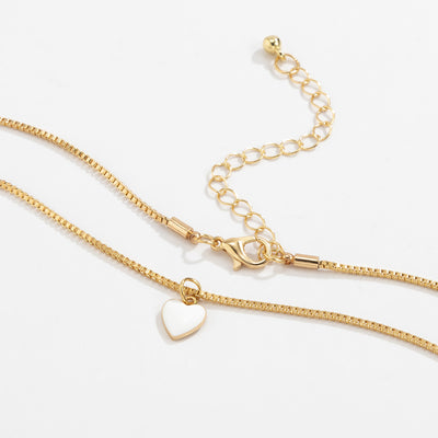 Collar de Corazón Hip-Hop con Efecto Goteo para Mujeres - Image 2