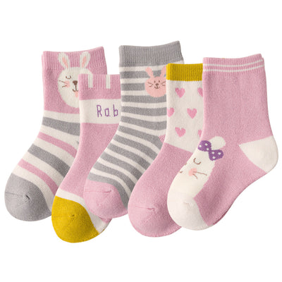 Calcetines Gruesos de Toalla para Bebé con Diseño Infantil - Image 31