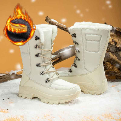 Botas Altas de Terciopelo para Mujer Talla Grande - Image 4