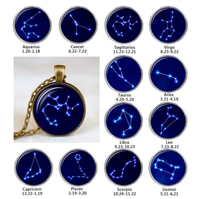 Collar de los Doce Signos del Zodiaco