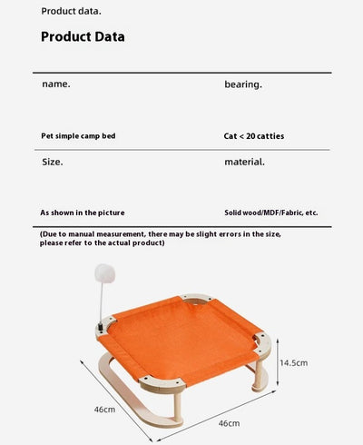 Hamaca Minimalista para Gatos Lavable y Duradera - Image 7