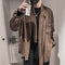 Cardigan Tejido Lujo Casual - Abrigo Medio Largo Versátil