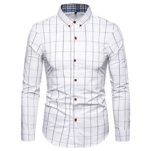 Camisa Estampado Floral Slim Fit Manga Larga para Hombre - Image 2